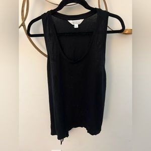 Market and Spruce XL Black Asymmetrical Tank Top